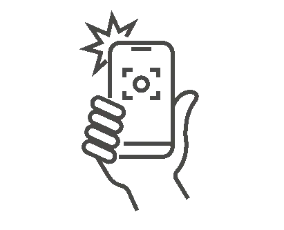 不用品の写真を撮る